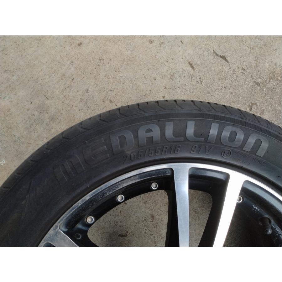 H29 リーフ AZE0 205/55R16/5穴 タイヤ・ホイール4本 |  | 01