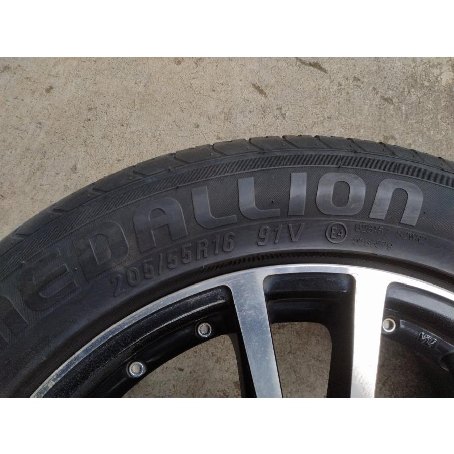 H29 リーフ AZE0 205/55R16/5穴 タイヤ・ホイール4本 |  | 03