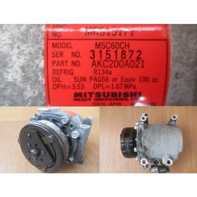 H11 パジェロミニ H58A ACコンプレッサー |  | 01