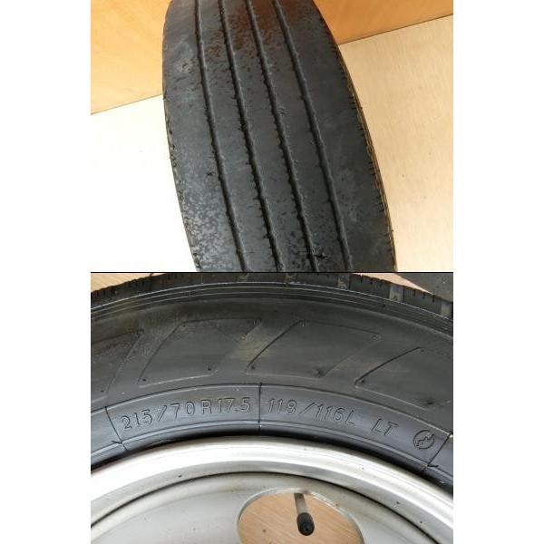 キャンター FEB70 215/70R17.5 スチールホイール/タイヤホイール 4本 |  | 04