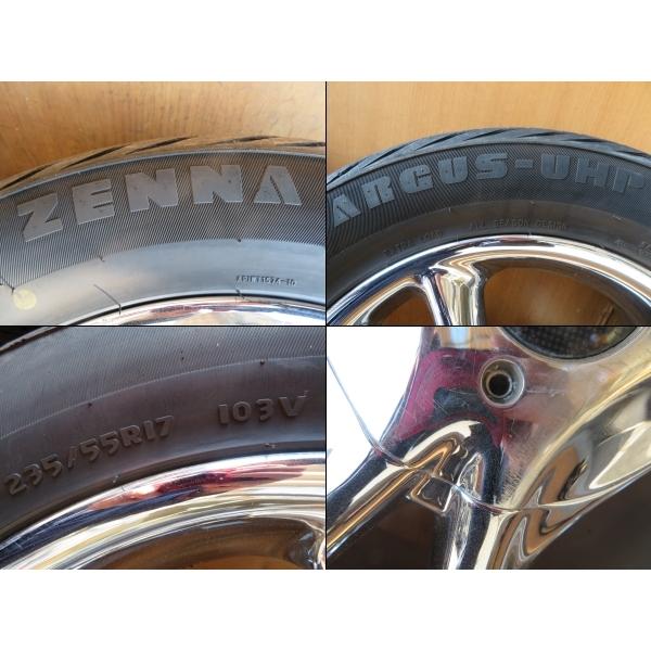 アルミホイール/タイヤホイール4本 PIAA-RACING/LUOMO-TERZO-DESIGN /235/55R17/2017年製/2012年製/溝残2-6mm |  | 03