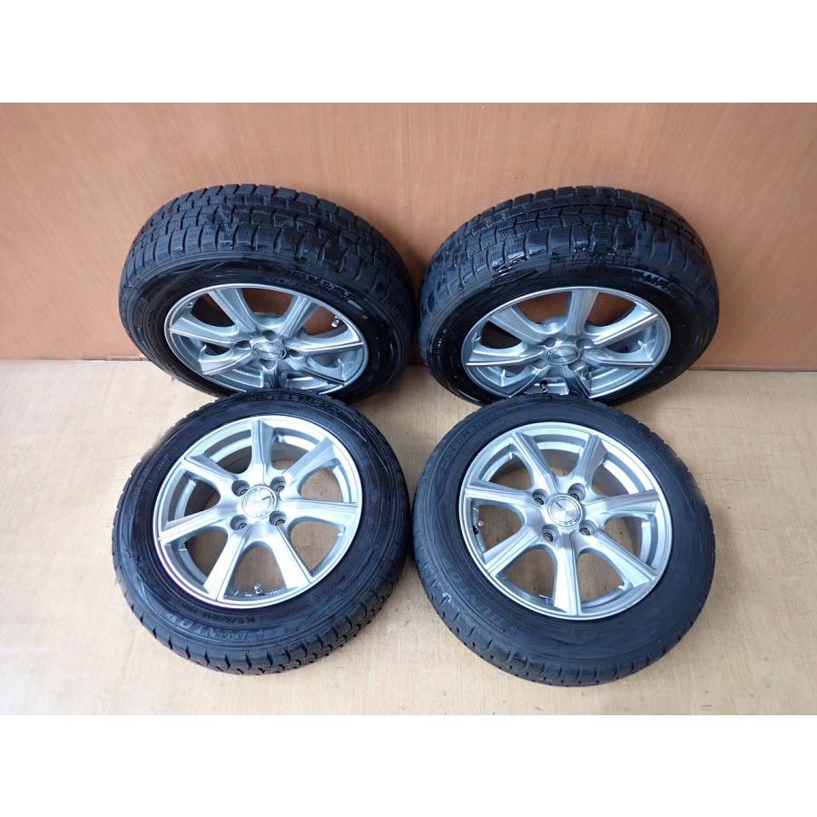 タイヤ・ホイール4本/Dunlup-WinterMaxx-WM01/165/65R14/79Q/溝残-5mm程/2017年製 ホイールPRD/14×5J/PCD=100/オフセット42 |  | 10