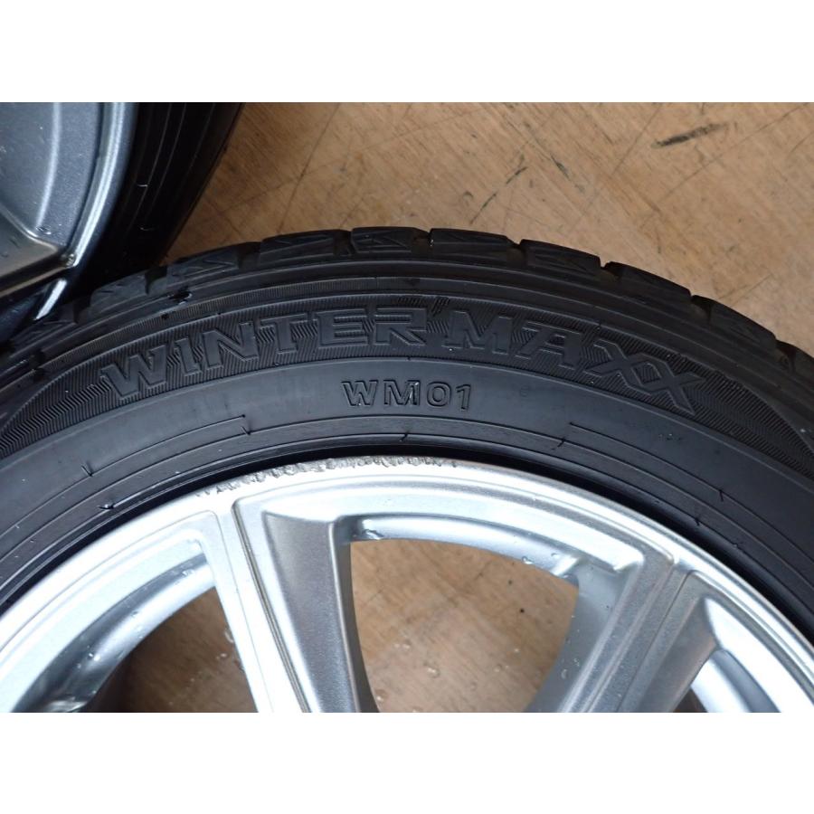 タイヤ・ホイール4本/Dunlup-WinterMaxx-WM01/165/65R14/79Q/溝残-5mm程/2017年製 ホイールPRD/14×5J/PCD=100/オフセット42 |  | 15