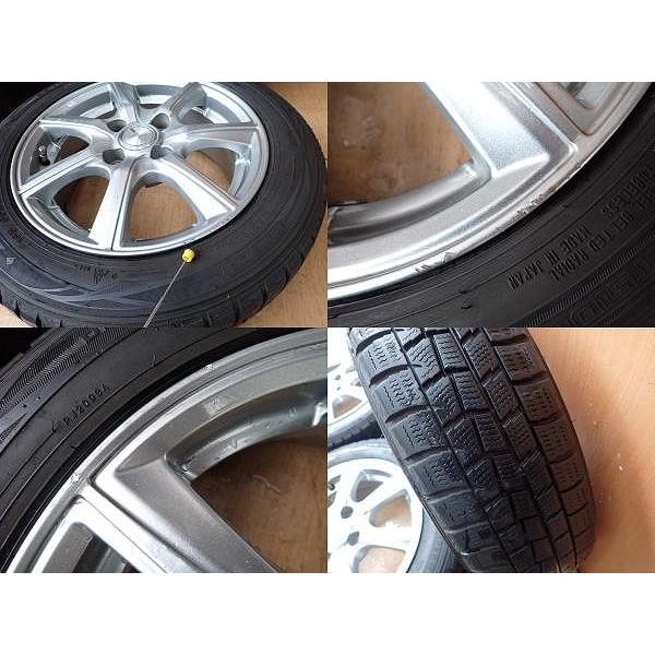 タイヤ・ホイール4本/Dunlup-WinterMaxx-WM01/165/65R14/79Q/溝残-5mm程/2017年製 ホイールPRD/14×5J/PCD=100/オフセット42 |  | 01