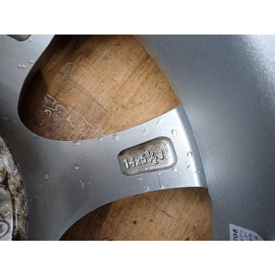 タイヤ・ホイール4本/Dunlup-WinterMaxx-WM01/165/65R14/79Q/溝残-5mm程/2017年製 ホイールPRD/14×5J/PCD=100/オフセット42 |  | 08