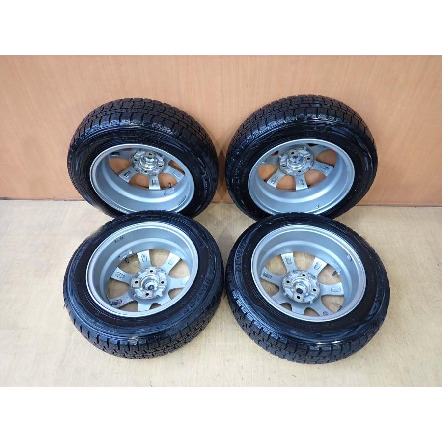 タイヤ・ホイール4本/Dunlup-WinterMaxx-WM01/165/65R14/79Q/溝残-5mm程/2017年製 ホイールPRD/14×5J/PCD=100/オフセット42 |  | 09