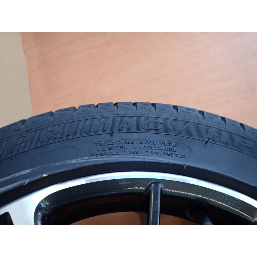 H25 BRZ ZC6 Michelin/215/45R17/2013年製/17×7J/オフセット:48/5穴/PCD=100/タイヤ・ホイール2本セットの画像