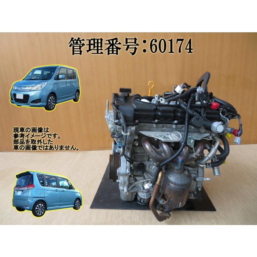 H26 ソリオ MA15S K12B エンジン本体 デュアルジェット : エスエスエー