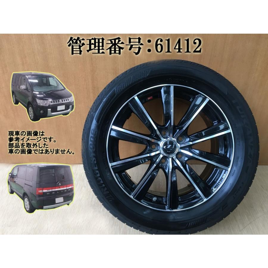 【あん】デリカ純正ホイール【二つ目】 デリカD5バリ溝タイヤ純正ホイール付20アルファード 純正