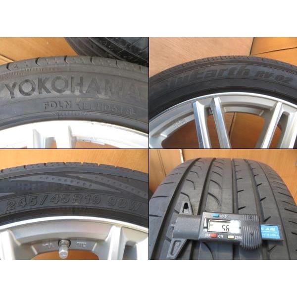 エルグランド PE52 社外 WEDS-LEONIS 245/45R19 アルミホイール/タイヤホイール 2本 |  | 03