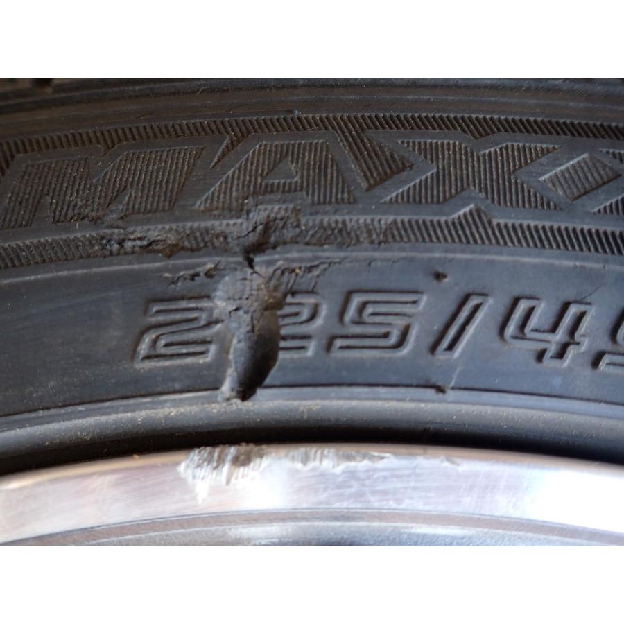 H29 レヴォーグ VM4 225/45R18/2017年製/18×7.5J/オフセット:55/5穴/PCD=114.3/アルミホイール/タイヤホイール2本 |  | 10
