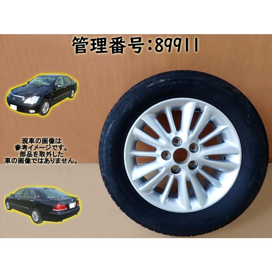 H19 クラウン GRS180 215/60R16/16×7JJ/オフセット:50/5穴/PCD=114.3/タイヤ・ホイール1本 | 