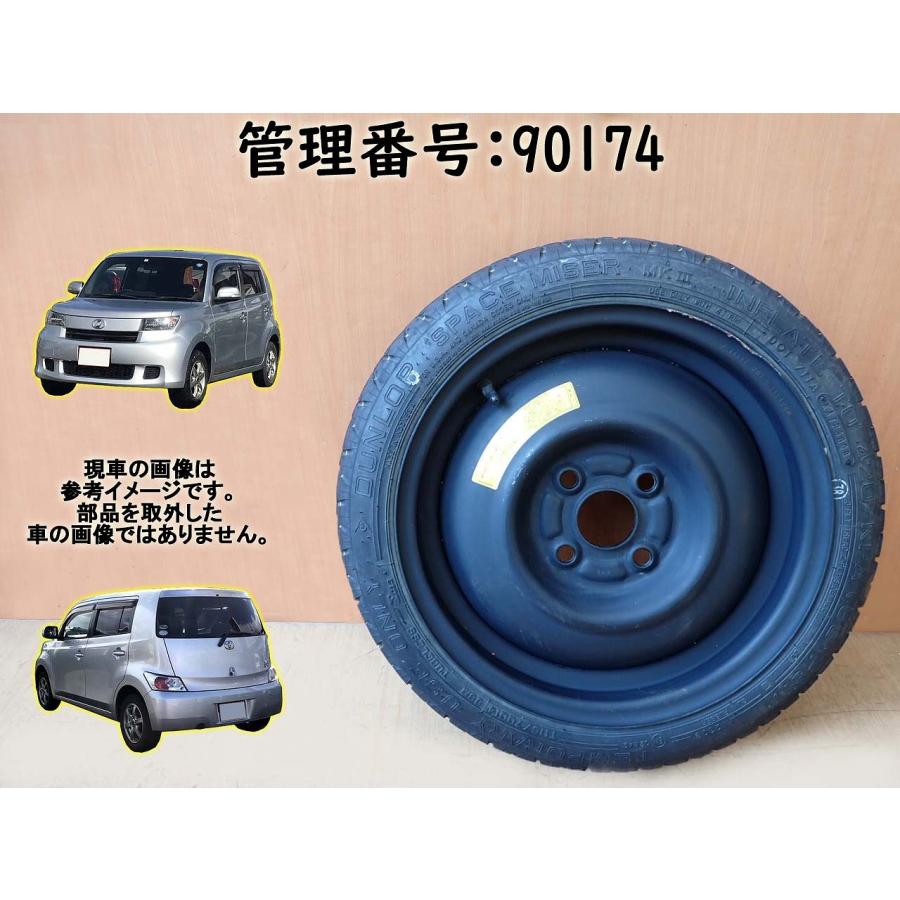 H20 bB QNC21 T115/70D14/2008年製/J14×4T/4穴/PCD=100/スペアタイヤ/SPタイヤ/テンパータイヤ 1本 | 