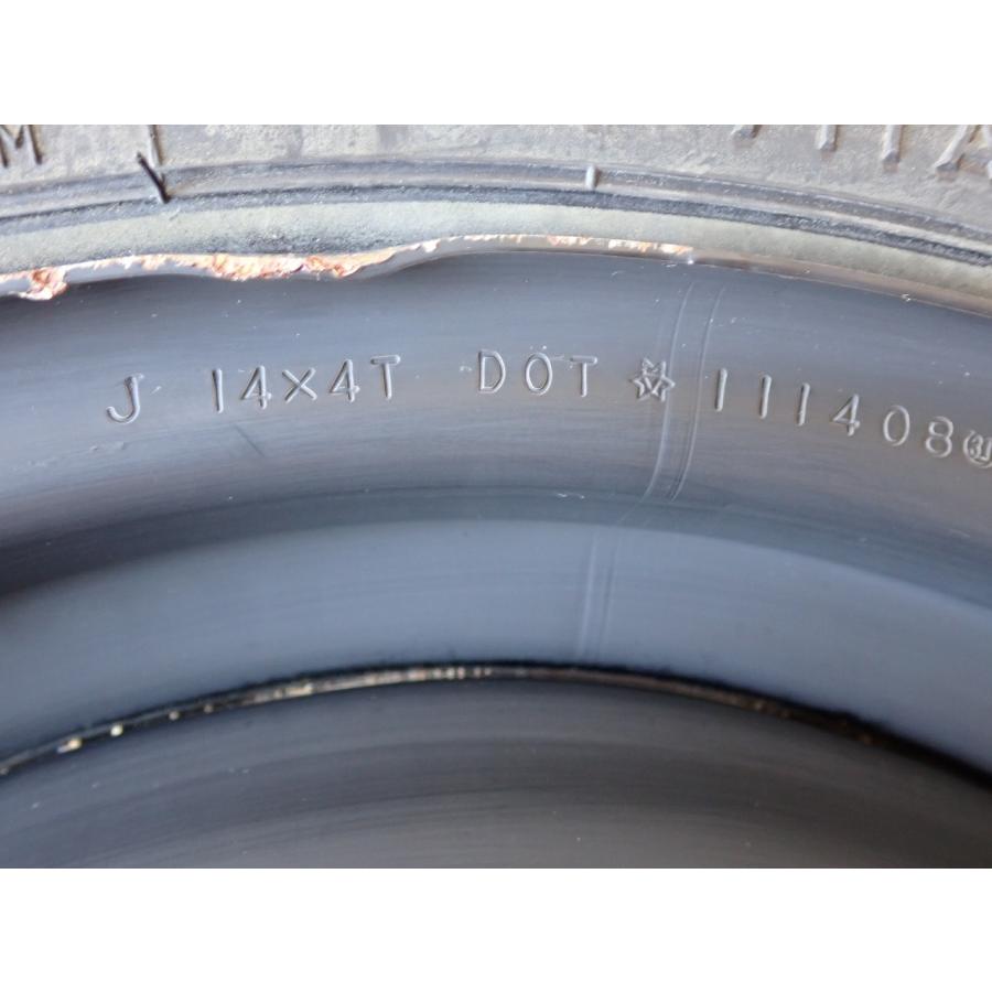 H20 bB QNC21 T115/70D14/2008年製/J14×4T/4穴/PCD=100/スペアタイヤ/SPタイヤ/テンパータイヤ 1本 |  | 04