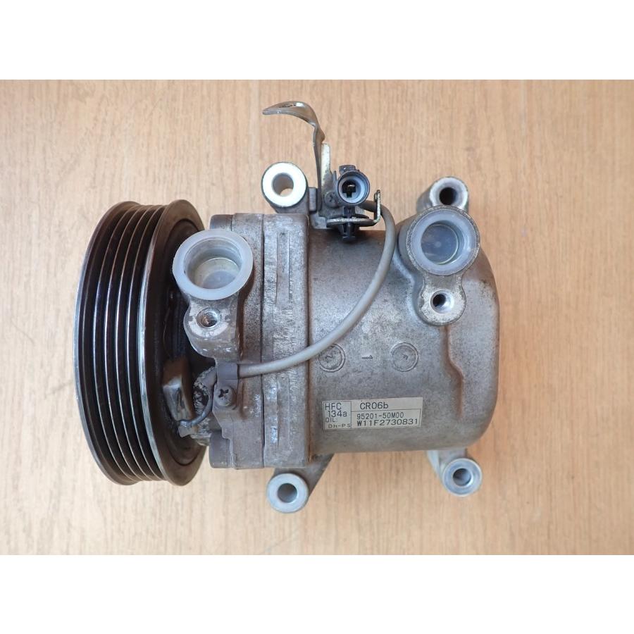 H23 モコ MG33S エアコンコンプレッサー/ACコンプレッサー |  | 03