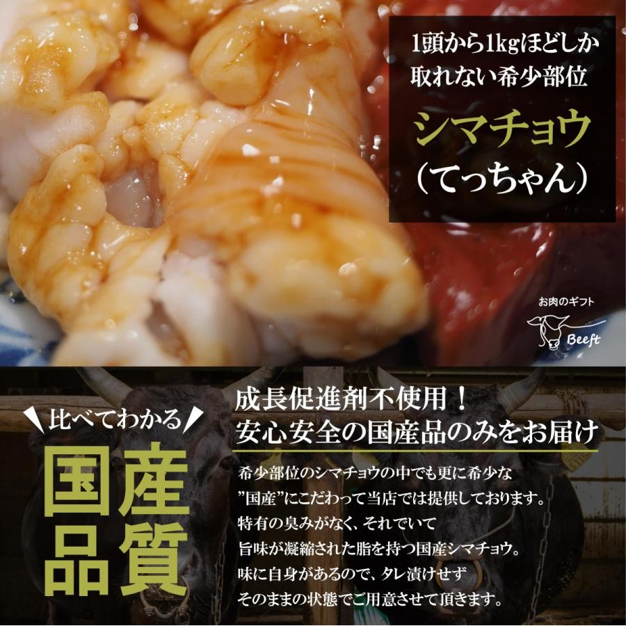 国産牛 ホルモン シマチョウ とろテッチャン 720g 焼肉 BBQ 180g × 4パック 焼き肉 ホルモン焼き 送料無料 高級 | 上州牛 | 02