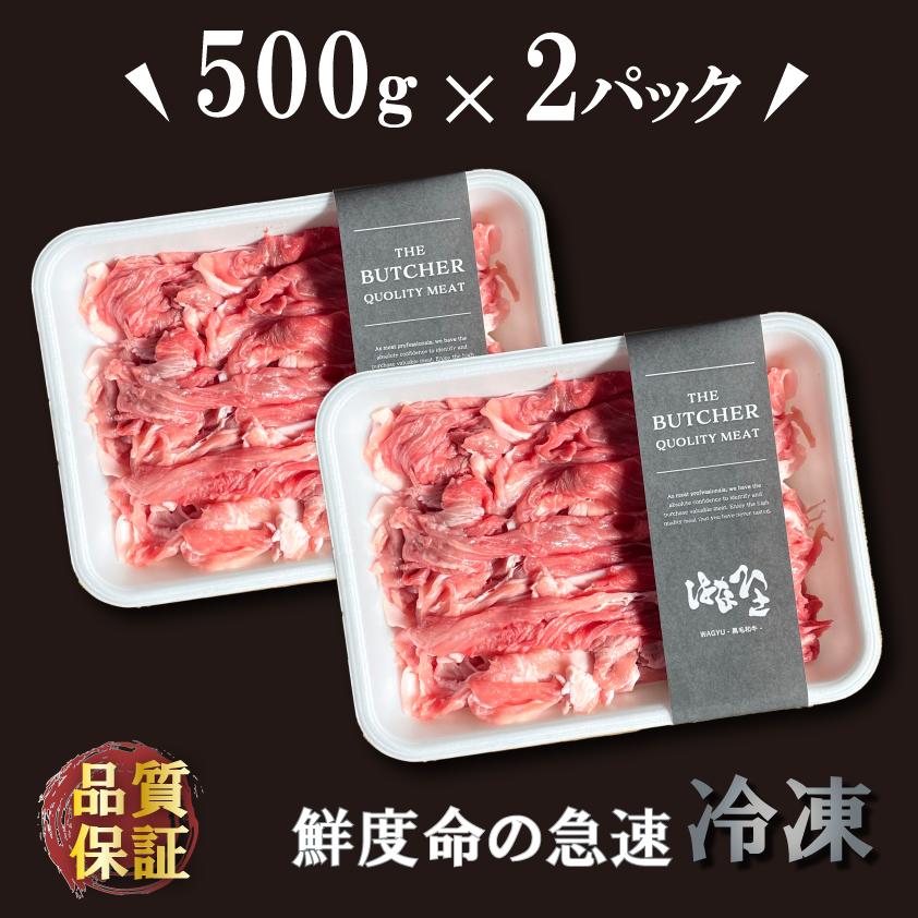 国産 豚肉 厳選切り落とし 上州三元もち豚 1kg OPEN記念セール 送料無料 小分け 500g × 2パック 業務用 訳あり 冷凍 豚丼 ブタ | 上州もち豚 | 06