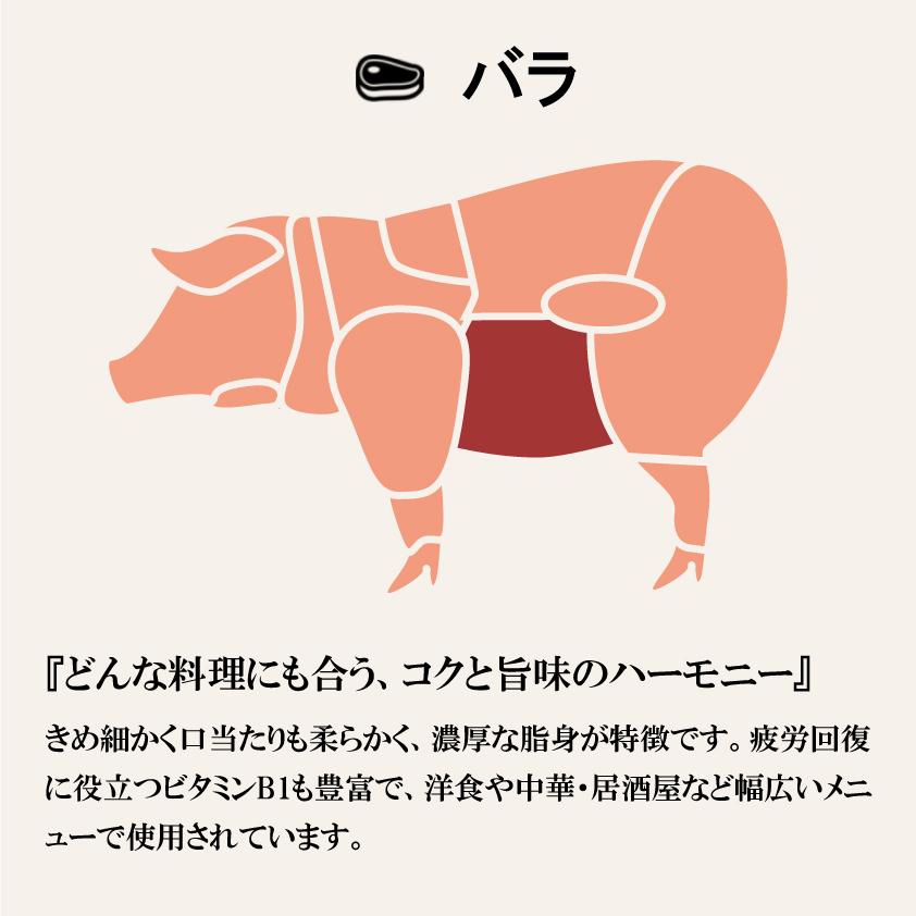 国産 豚肉 バラ 上州三元もち豚 800g 送料無料 小分け 400g × 2パック 業務用 しゃぶしゃぶ 肉巻き 回鍋肉 切り落とし スライス 薄切り 冷凍 お肉ギフトのBeeft | 上州もち豚 | 04
