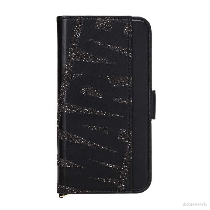 Iphone 11 ケース 手帳 マーベル Iphone11 手帳型ケース Marvel ダブルフリップカバー ロゴ ブラック Beehive Nico 通販 Yahoo ショッピング