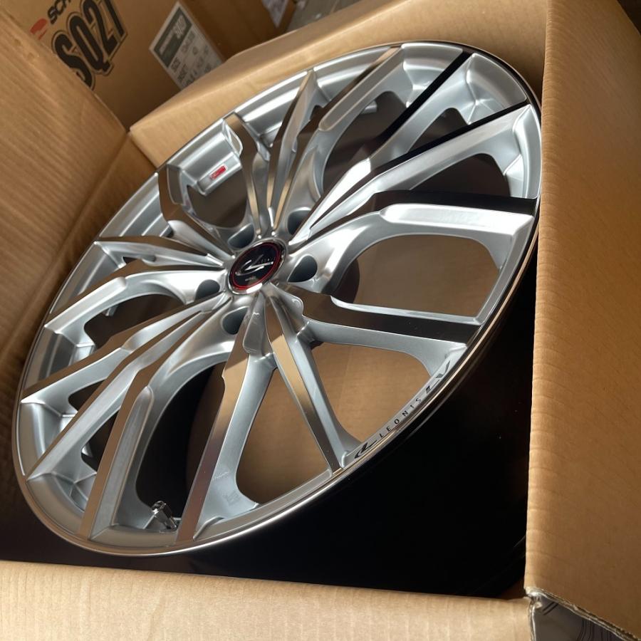002【展示品4本セット】レオニス LV 19×8.0J 114.3-5H IN35 ハブ径73mm 
