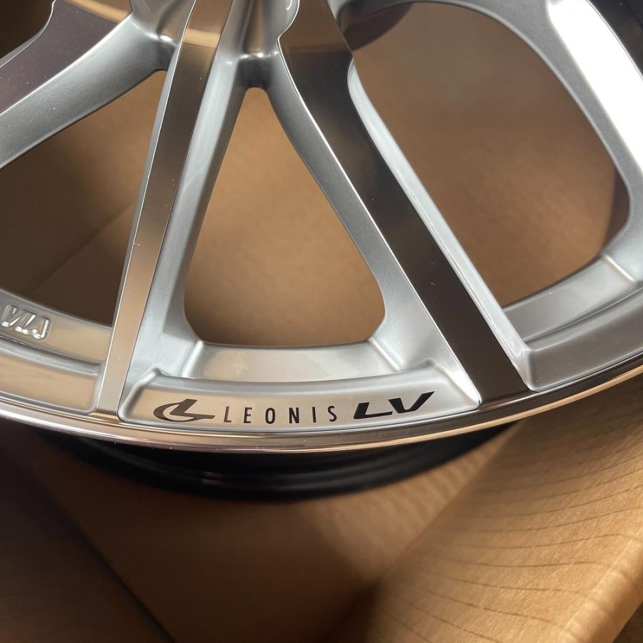 002【展示品4本セット】レオニス LV 19×8.0J 114.3-5H IN35 ハブ径73mm 