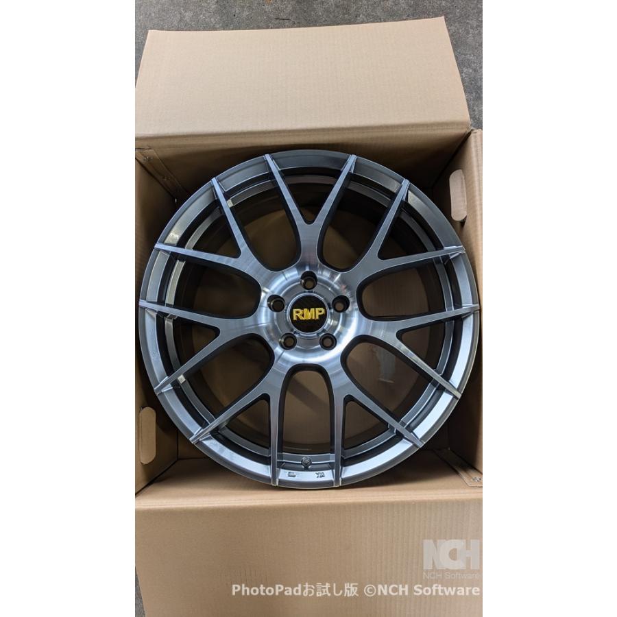 002【展示品4本セット】RMP 027F 20×8.5J 114.3-5H IN38 ハブ径73.1 