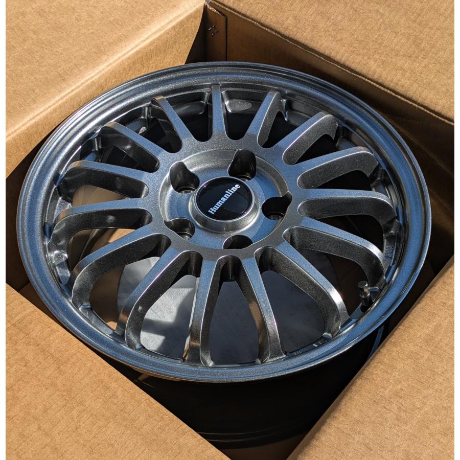 002【展示品4本セット】Humanline HF-15 16×6.5J 114.3-5H IN38 ハブ径73.1mmの画像