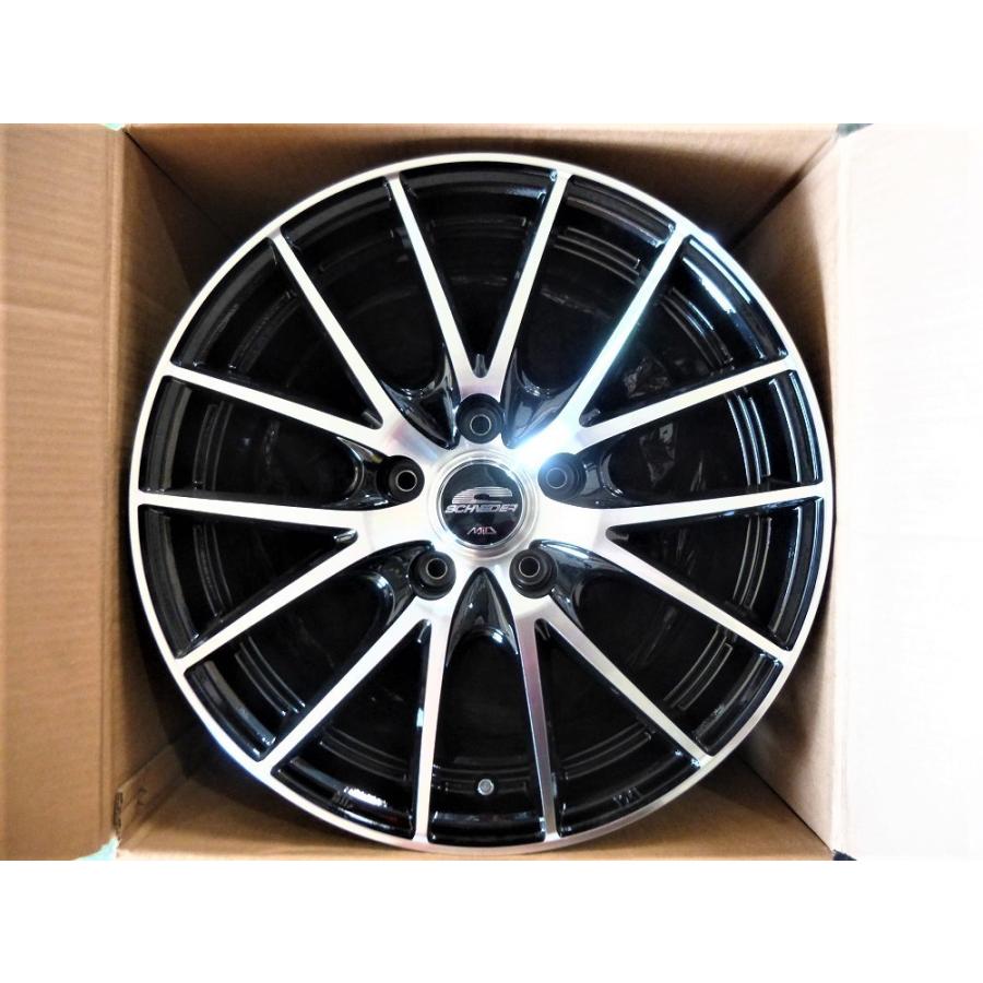 展示品】シュナイダーSQ27 17x7.0J 114.3-5H IN48 ハブ径73mm☆4本 