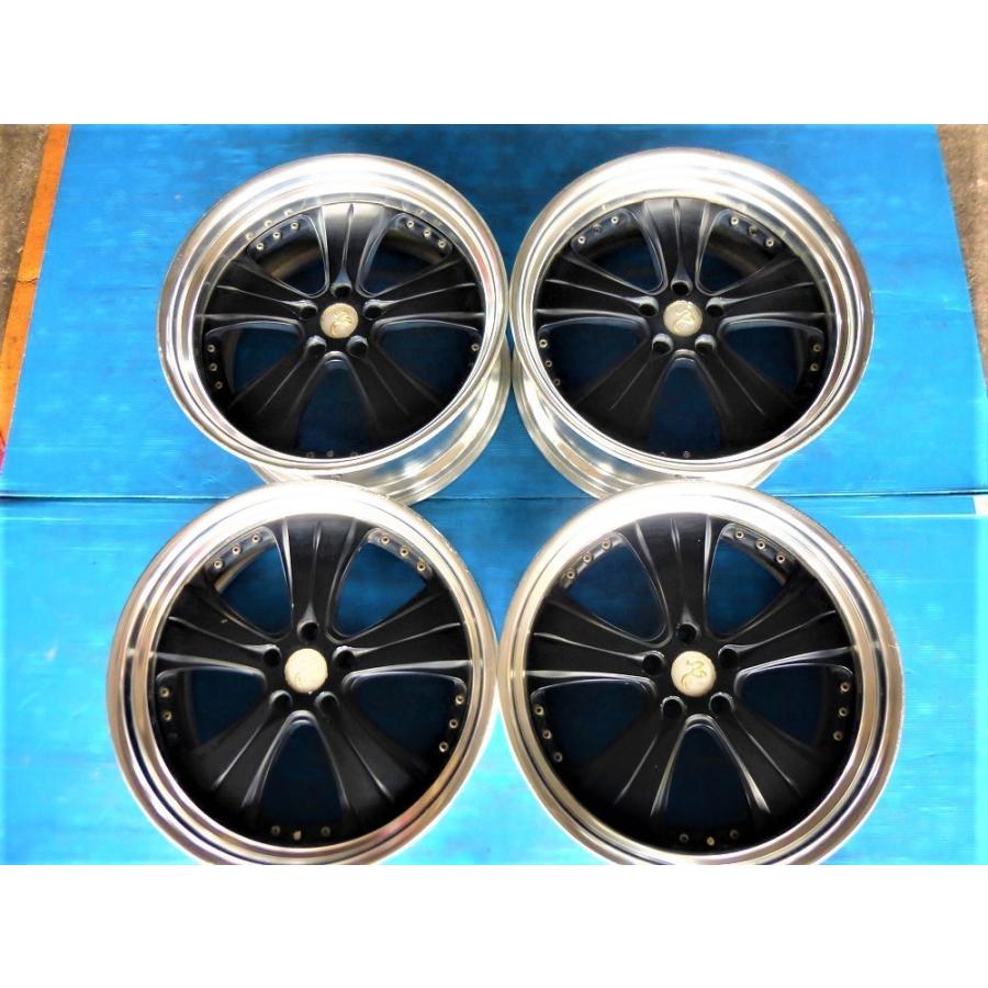 中古】☆希少☆WORK BERSA-3 20×8.5/9.0 114.3-5+30 ハブ径73mm 