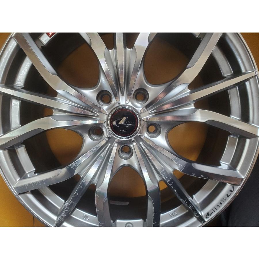 005【展示品】レオニス LV 18インチ 18×7.0J 114.3+5+53 ハブ径73mm 
