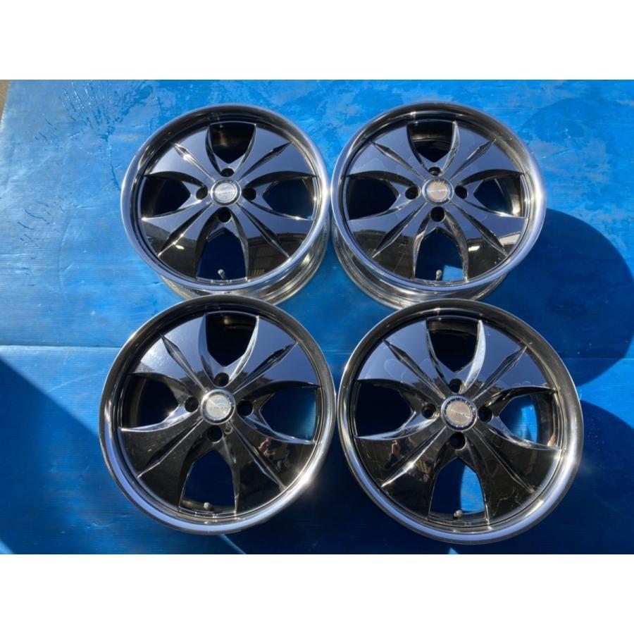b*i様 タイヤホイールセット　未使用 006【中古】J.TRIBAL 16×5.5J 100-4H INSET45 ハブ径60mm 4枚セット