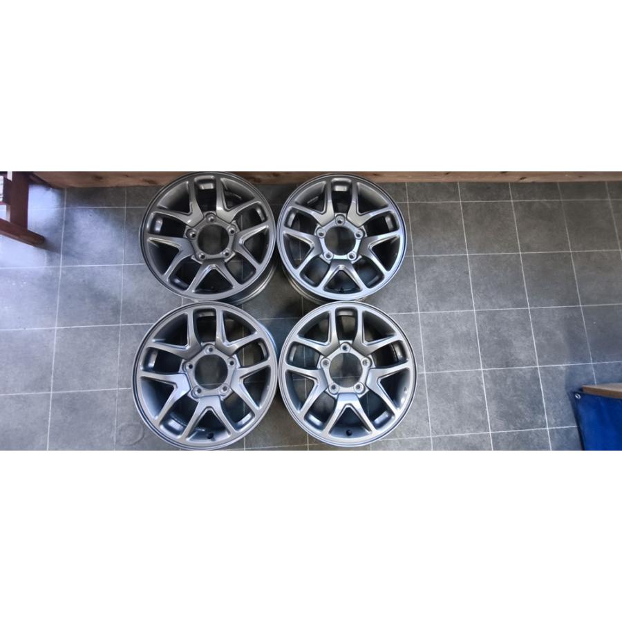 ジムニー純正アルミ② 8「純正品」美品 スズキ ジムニー純正アルミホイール☆16×5.5J 139.7-5