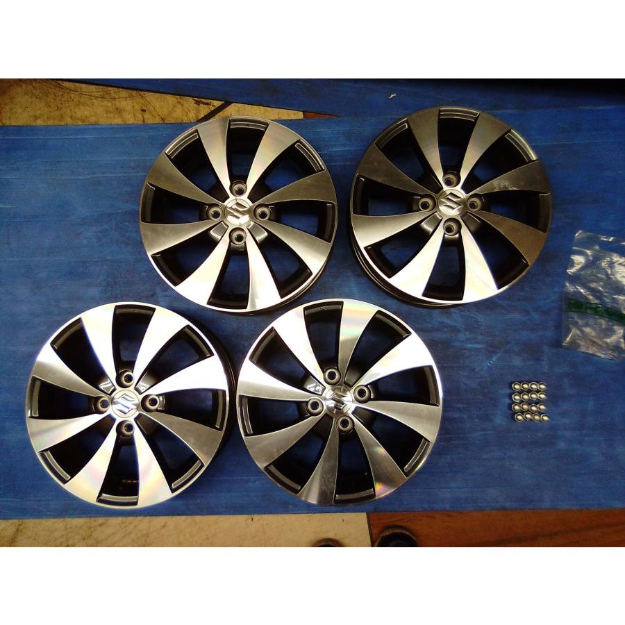 10【純正品】ワゴンR純正アルミ(2)☆15×4.5J☆100-4H+45☆スズキ軽
