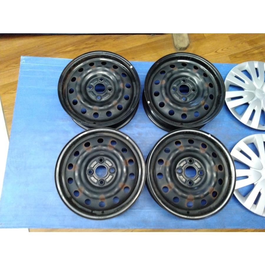 10【純正品】ダイハツ キャスト純正スチール☆15×4.5J 100-4+45 ハブ径 