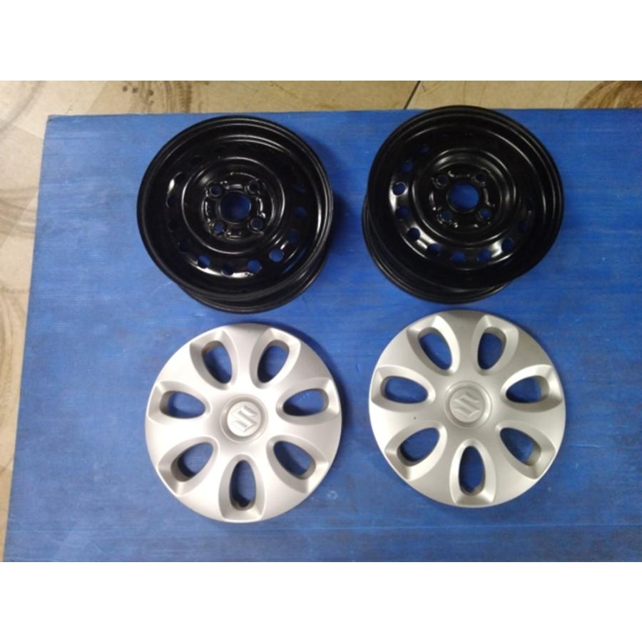 10【純正品】☆アルト 純正スチール（中古）13×4.0J 100-4＋45 ハブ径