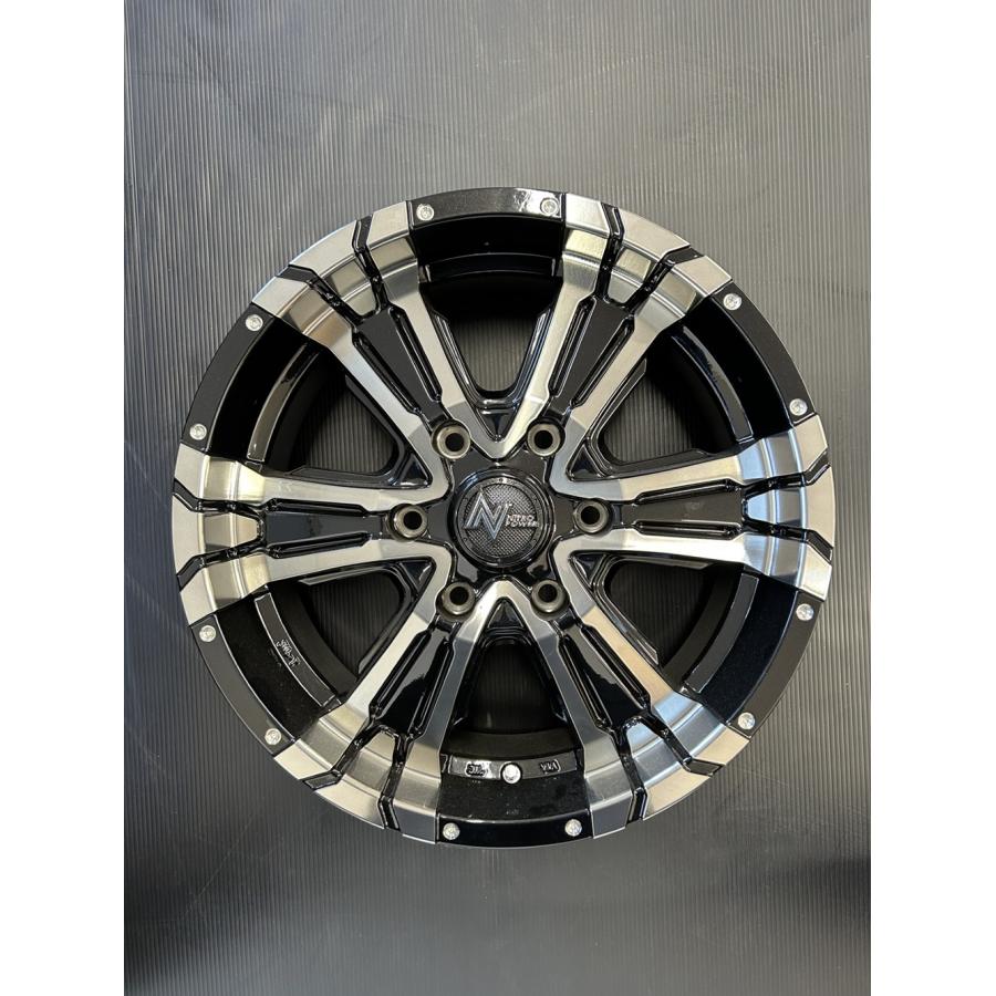12【展示品4本セット】NITRO POWER SROSS CLAW 17×6.5J 139.7-6H +38 