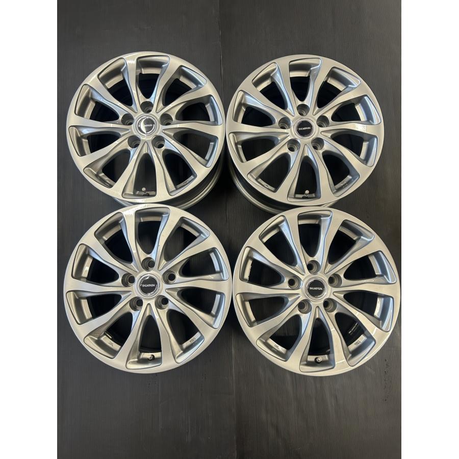 12【中古純正品4本セット】バルミナ BALMINUM 16インチアルミ 16×6.5J 
