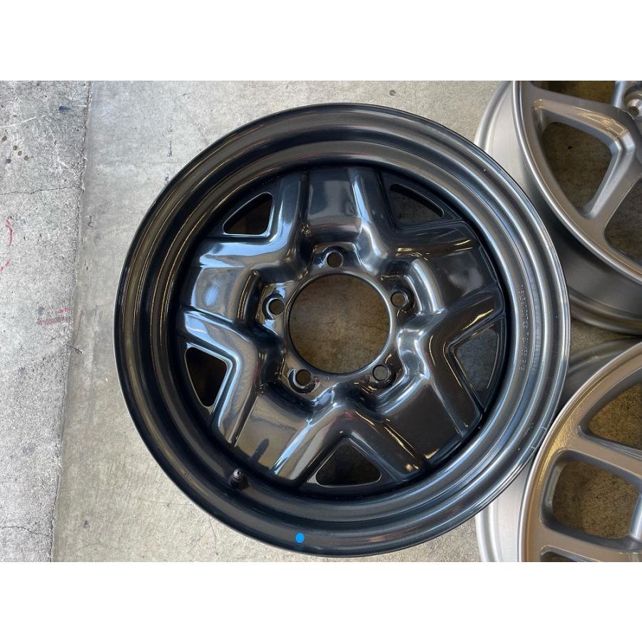 16【中古】1本のみ ジムニー 純正アルミ 16×5.5 139.7-5+22 ハブ径 