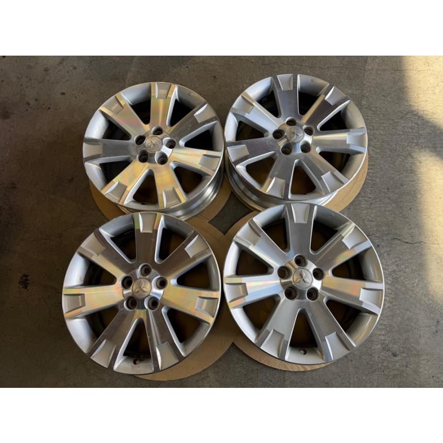 16【中古】三菱デリカD:5 純正アルミホイール（シルバー） 1870 114.3