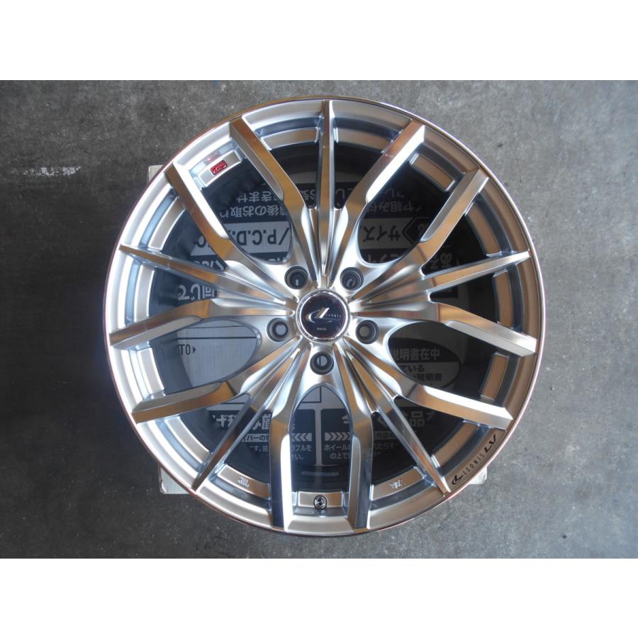 17「展示品」レオニスLV 19×8.0J 114.3-5H IN43 ハブ径73mm【4本
