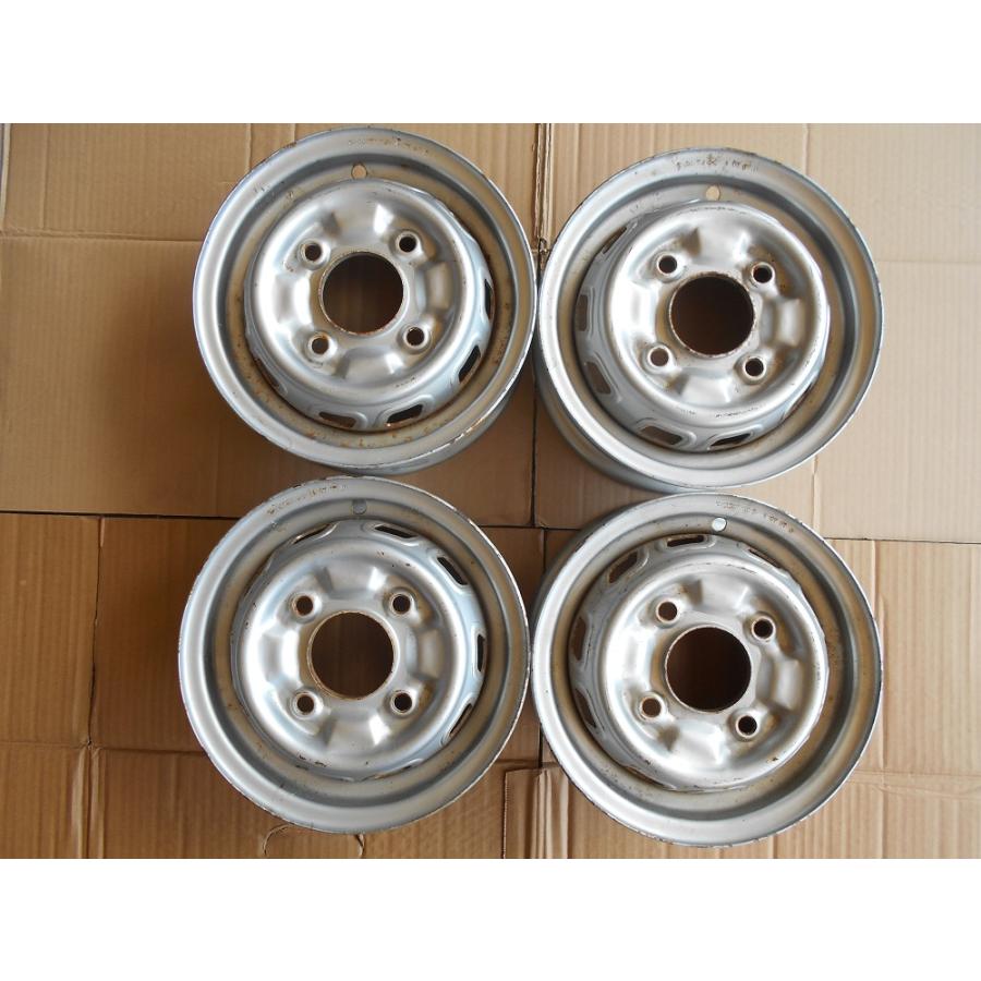 17「純正品」ダイハツ ミゼットII純正スチールホイール 10X3.5J 110-4H