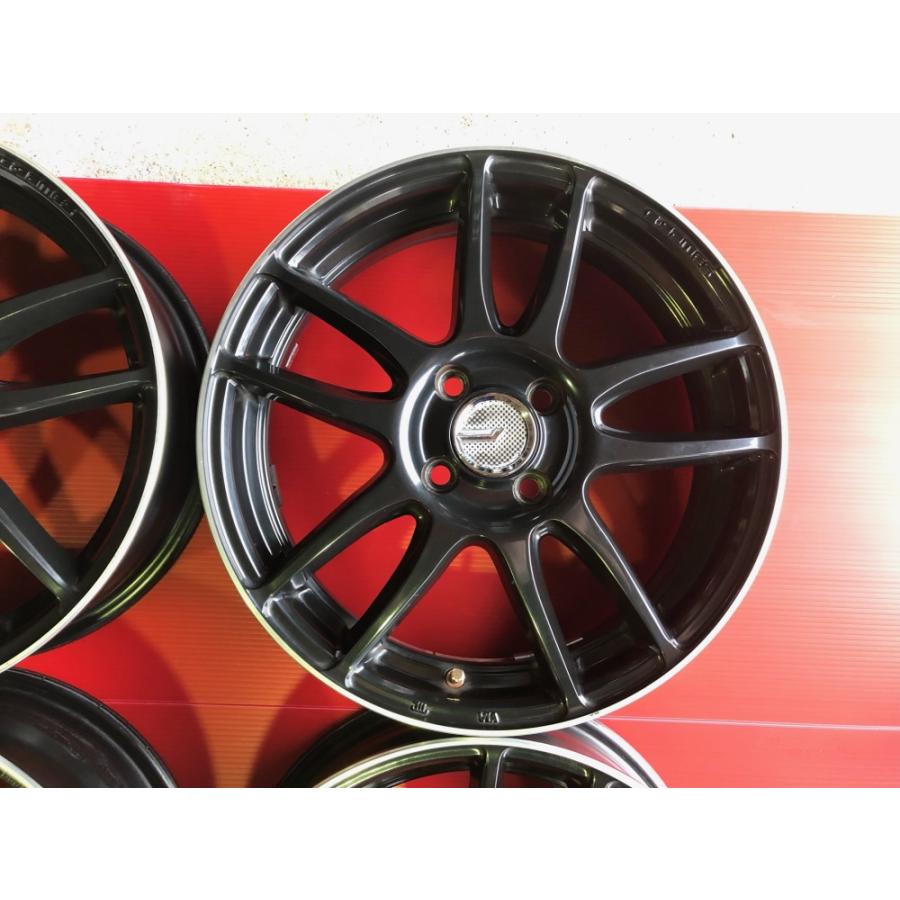 【中古】レイズマルカ　G-games　16インチ　16×5J　100-4+45　ハブ径67mm　マッドブラック　4本セット｜beeline-tire｜05