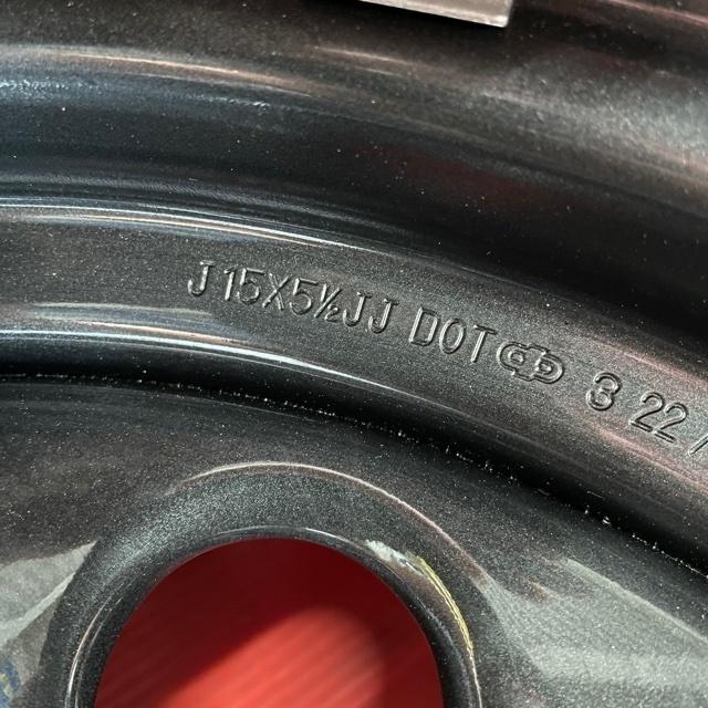 純正品】☆新車外し☆ ジムニーシエラ JB74 純正スチール 15 純正品】☆新車外し☆ ジムニーシエラ JB74 純正スチール 15