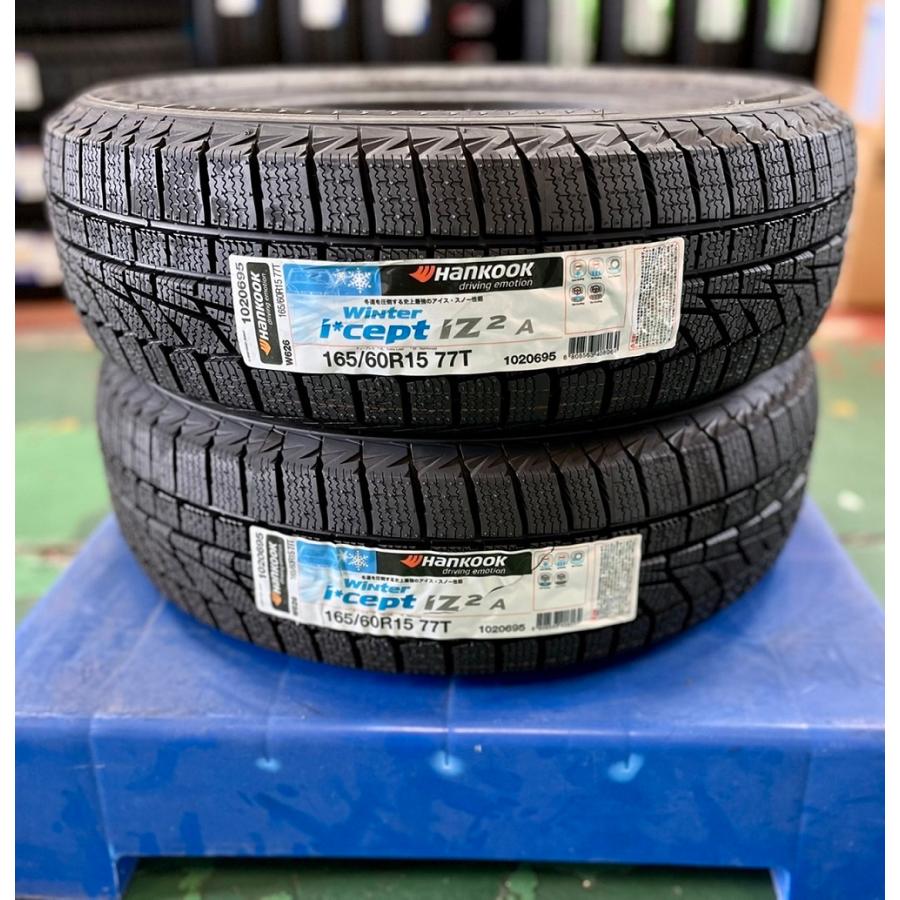 新古品】スタッドレスタイヤ 165/60R15 77T ハンコック I*cept IZ 2A  