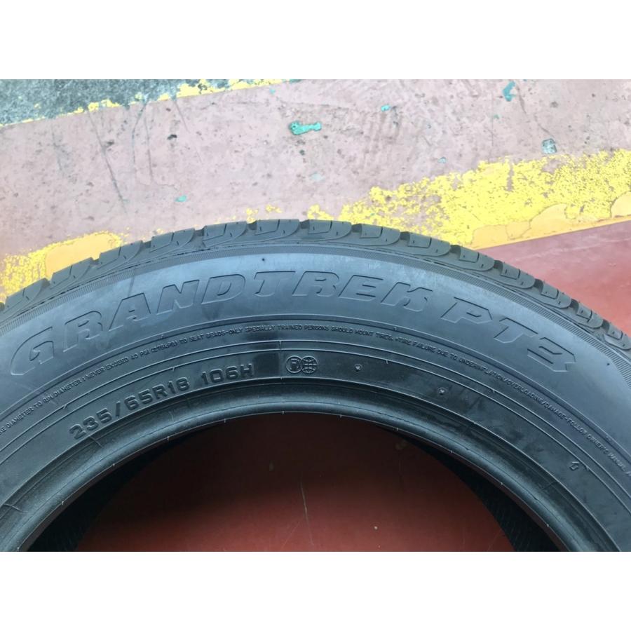 【新古品】サマータイヤ　235/65R18　106H　ダンロップ　グラントレックPT3　1本のみ　未使用2015年製　ムラーノ等に｜beeline-tire｜03