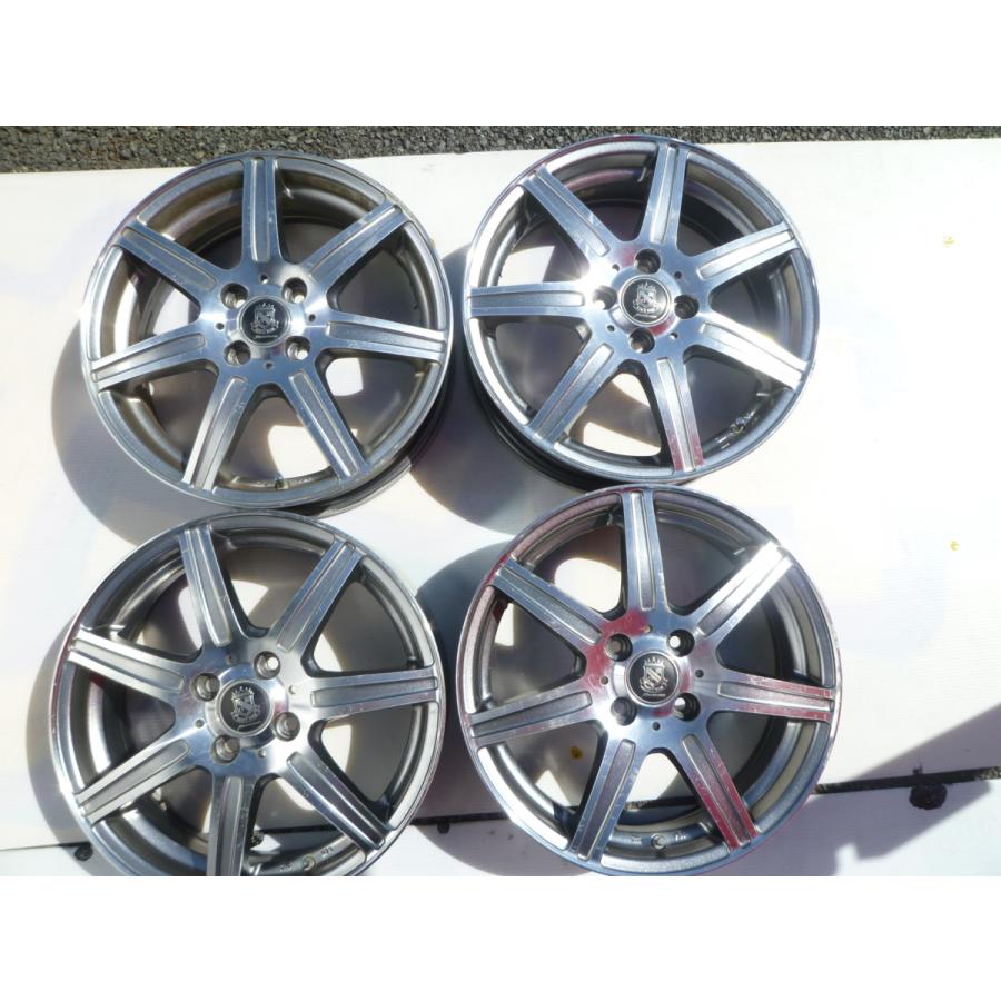 21中古品 マナレイスポーツ 16×5.0J 100-4H インセット47 ハブ径67mm 