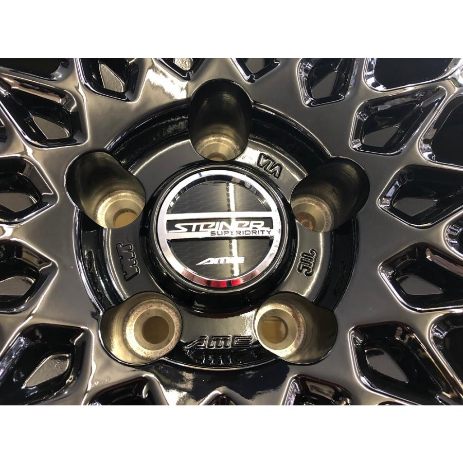 23.展示品 STEINER FTX 19×8.0J 114.3-5H +35 ハブ径73mm 4本セット
