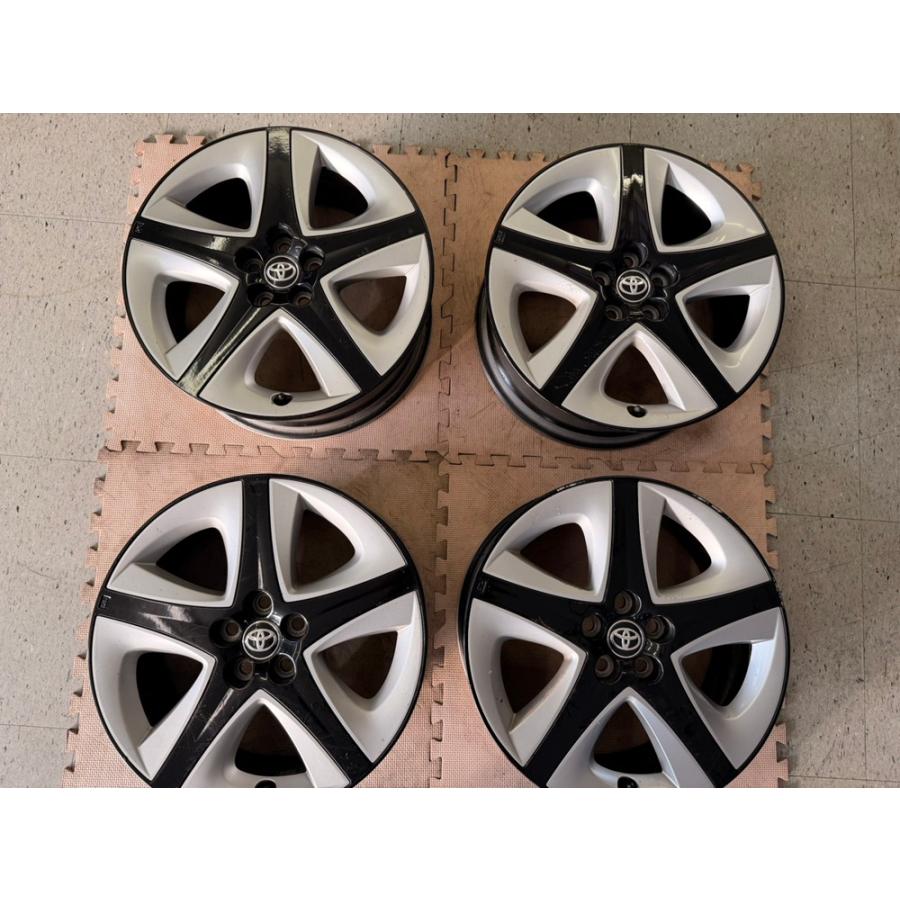 23.中古【純正品】50プリウス純正アルミ 17×7.0J 100-5H +50 ハブ径