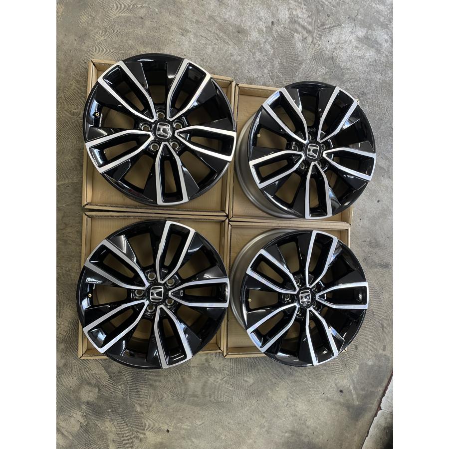 25 ホンダヴェゼル純正アルミホイール 新車外し 18×7.5J 5/114.3 ハブ 