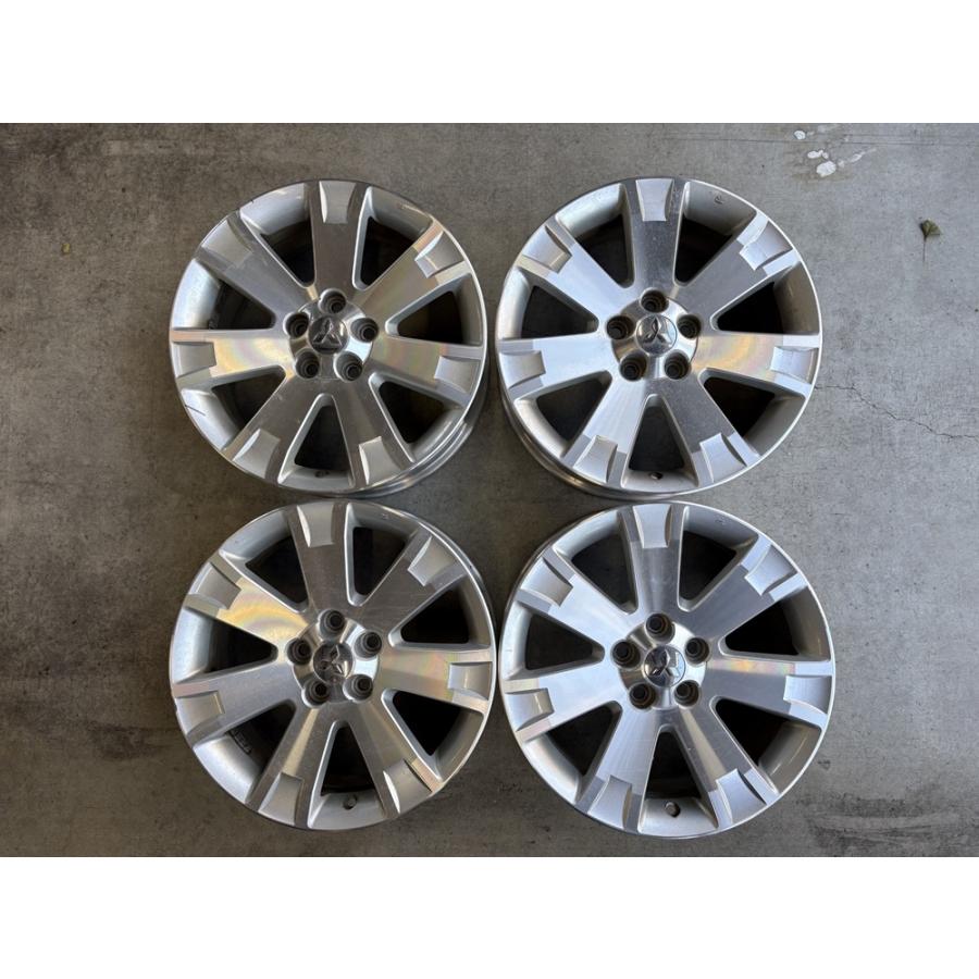 029【中古品】デリカD5純正アルミホイール 18×7.0J 114.3-5+38 ☆4本